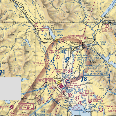 Rahn Airport (27MT) VFR Sectional  Gaming Mouse Pad