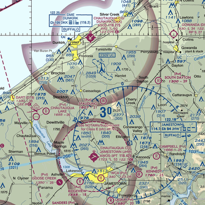 Spaudling Aerodrome (28NY) VFR Sectional  Gaming Mouse Pad