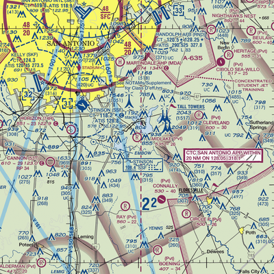 Midlake Airport (28TE) VFR Sectional  Gaming Mouse Pad