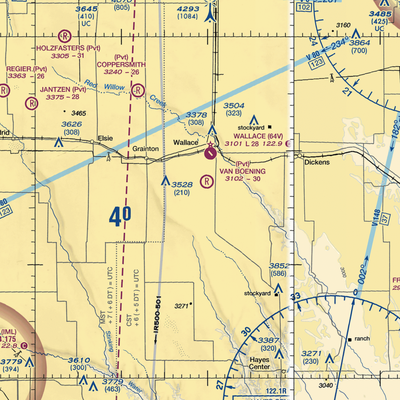 Bartmess Airport (29NE) VFR Sectional  Gaming Mouse Pad