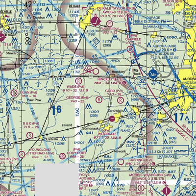 George Airport (2LL9) VFR Sectional  Gaming Mouse Pad