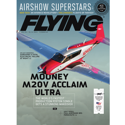 FLYING Magazine Cover Print - April 2016 Poster