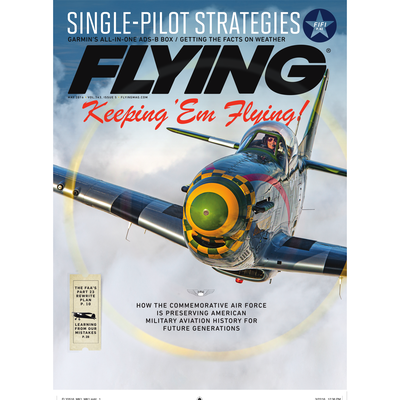 FLYING Magazine Cover Print - May 2016 11×14 Metal Print