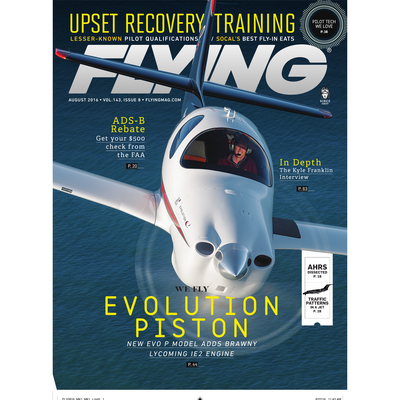 FLYING Magazine Cover Print - August 2016 Poster
