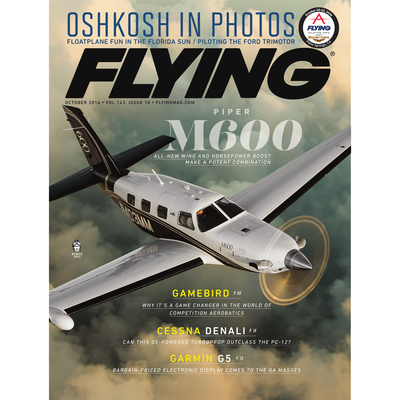 FLYING Magazine Cover Print - October 2016 18×24 Canvas