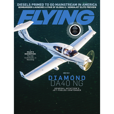 FLYING Magazine Cover Print - August 2018 Poster