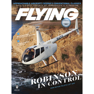 FLYING Magazine Cover Print - March 2020 11×14 Metal Print