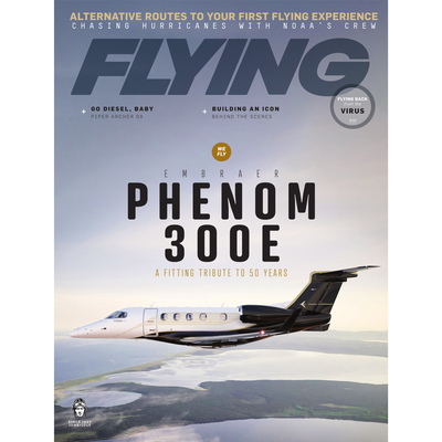 FLYING Magazine Cover Print - July 2020 18×24 Canvas