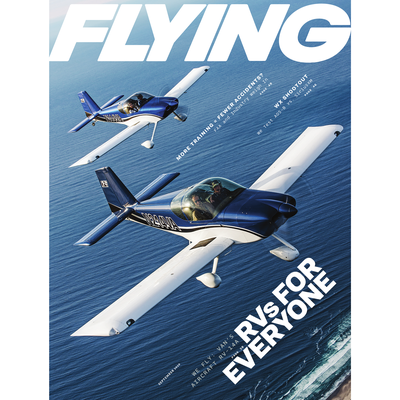 FLYING Magazine Cover Print - September 2020 24×36 Metal Print