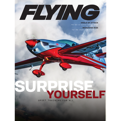 FLYING Magazine Cover Print - December 2020 24×36 Metal Print