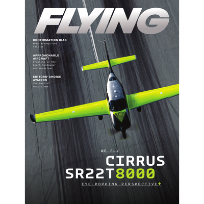 FLYING Magazine Cover Print - March 2021 12×16 Canvas