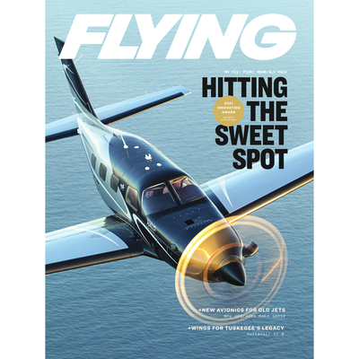 FLYING Magazine Cover Print - September 2021 12×16 Canvas