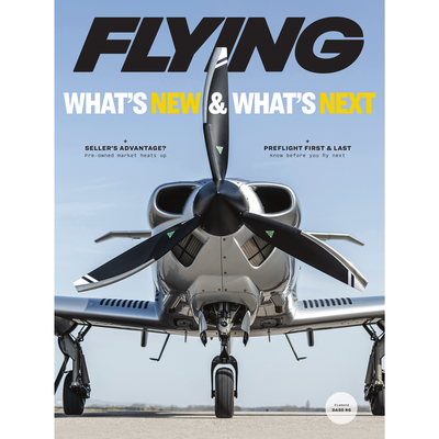 FLYING Magazine Cover Print - November 2021 12×16 Canvas
