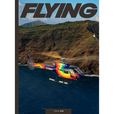 FLYING Magazine Cover Print - March 2023 18×24 Canvas