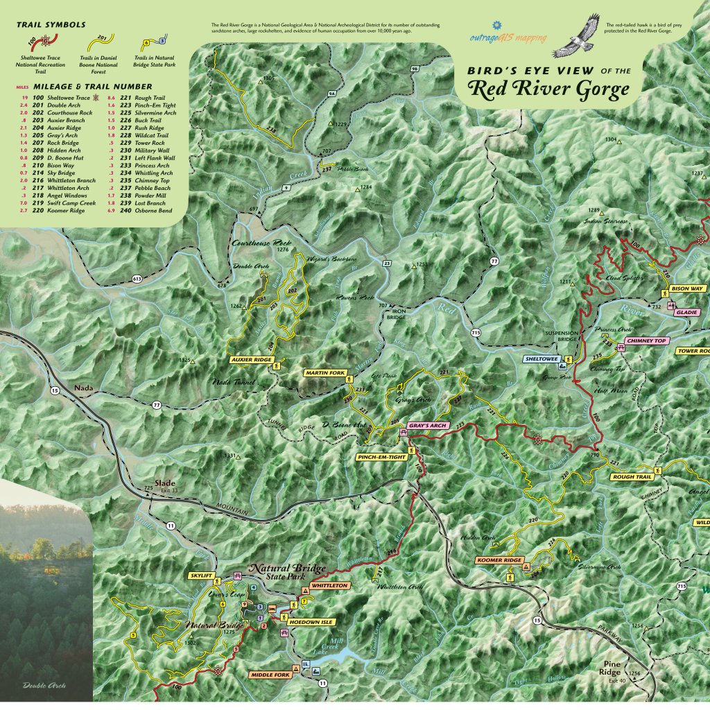 Red River Gorge Backpacking Map | lupon.gov.ph