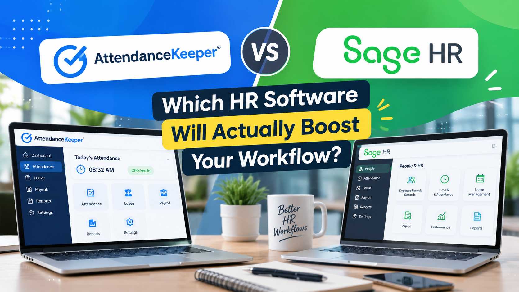 Attendance Keeper vs Sage HR: Which Software Will Actually Boost Your Workflow?