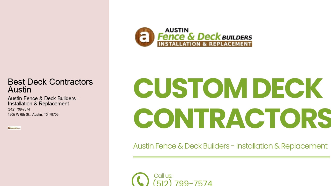 Best Deck Contractors Austin