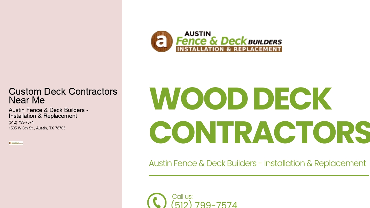 Custom Deck Contractors Near Me