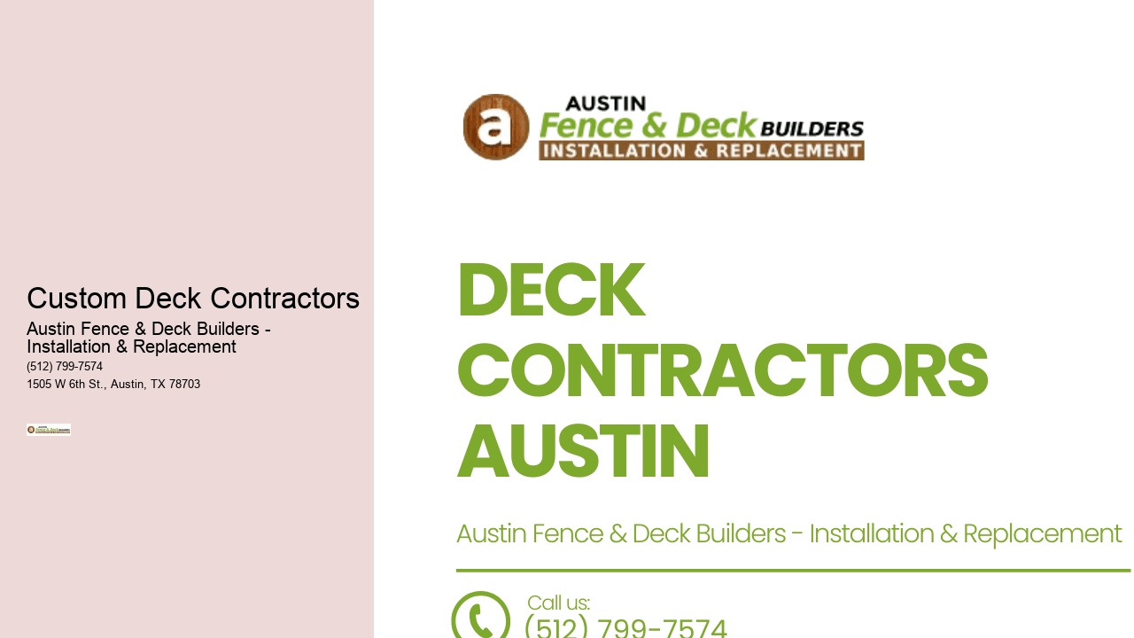 Custom Deck Contractors