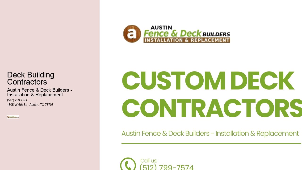 Deck Building Contractors