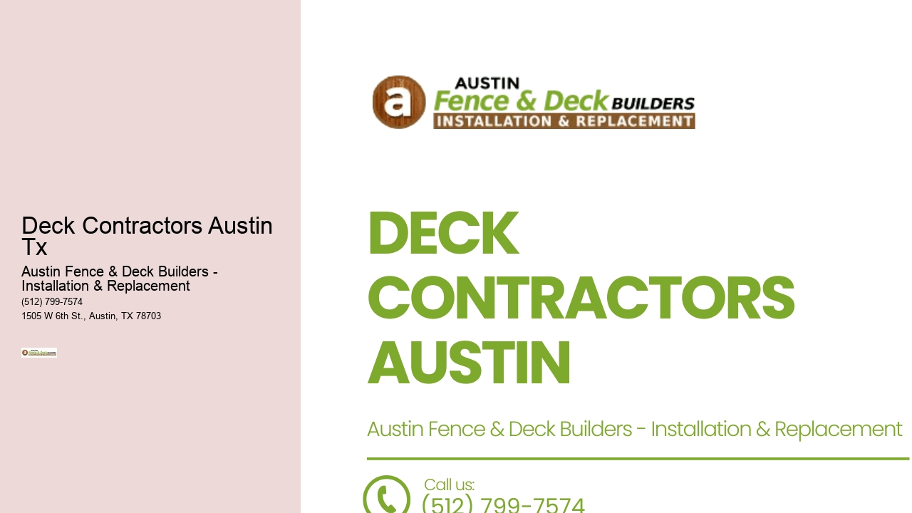 Deck Contractors Austin Tx