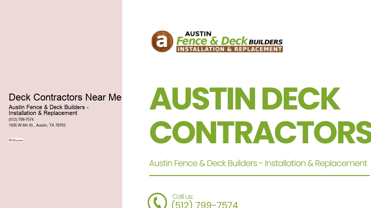 Deck Contractors Near Me