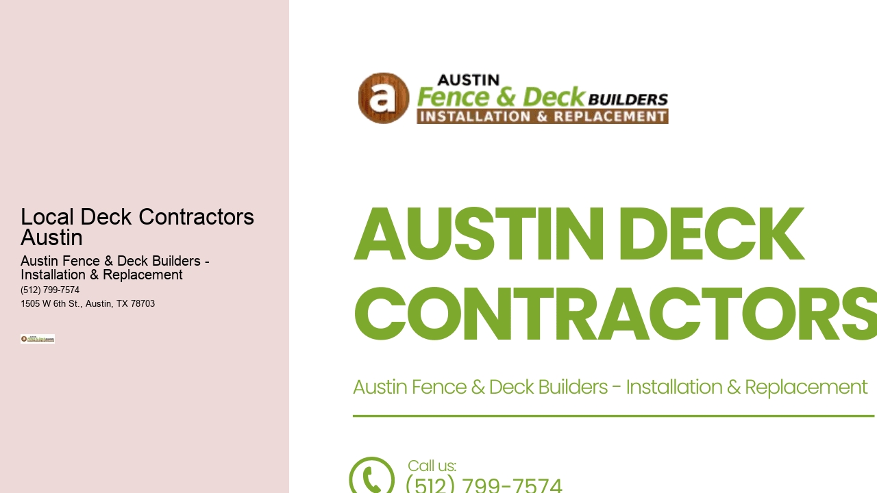 Local Deck Contractors Austin