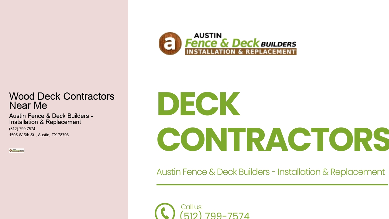 Wood Deck Contractors Near Me