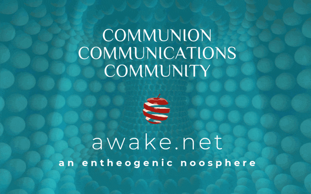 Communion, Communications, Community: Introduction to Awake.net, an Entheogenic Noosphere