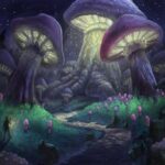 purple mushrooms square