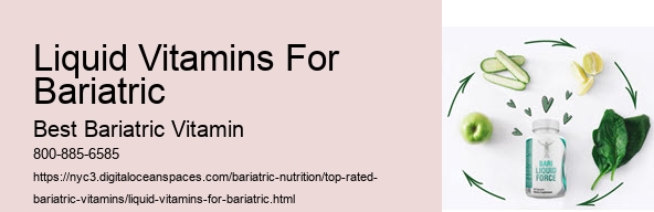 Liquid Vitamins For Bariatric