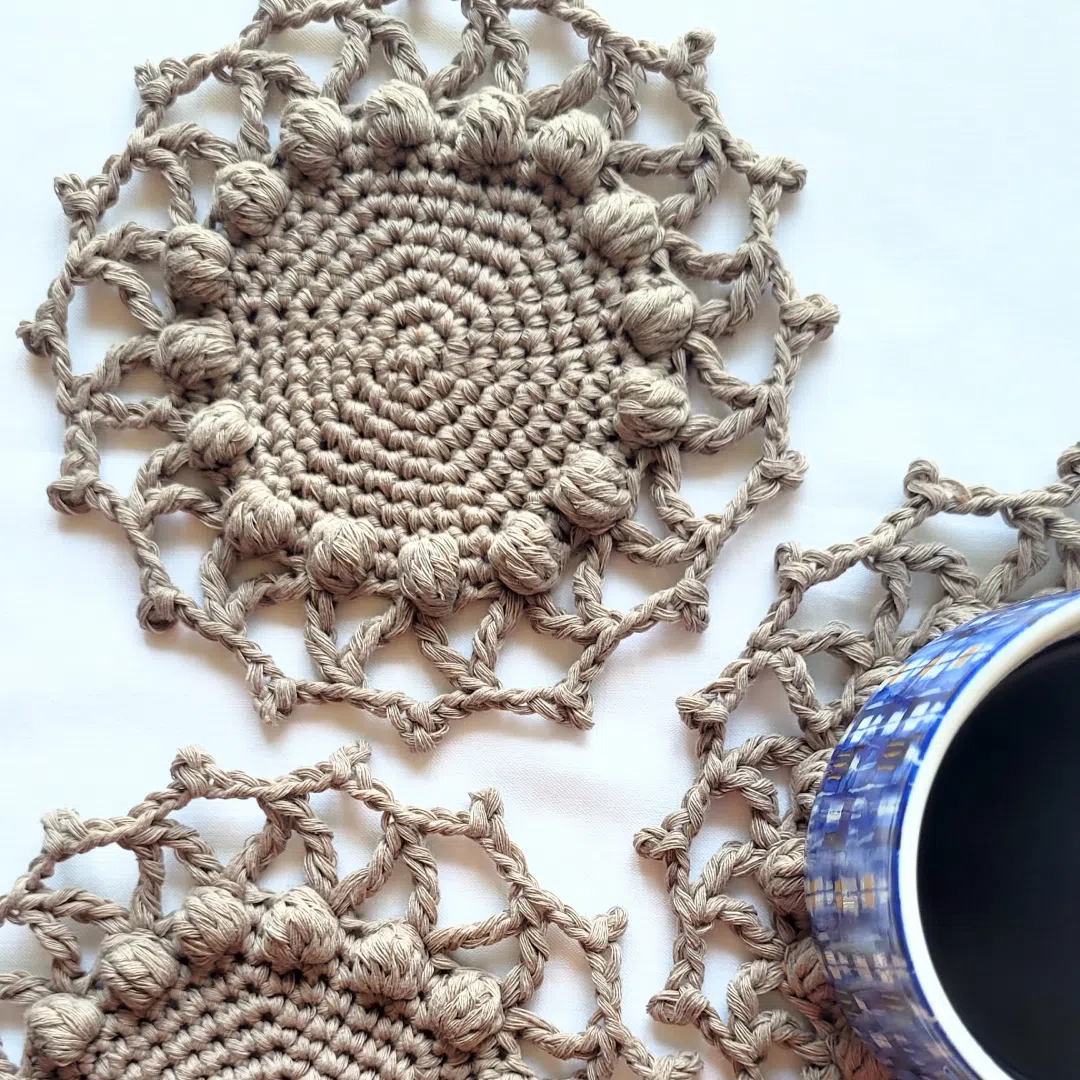 Crochet Mug Mat Step by Step