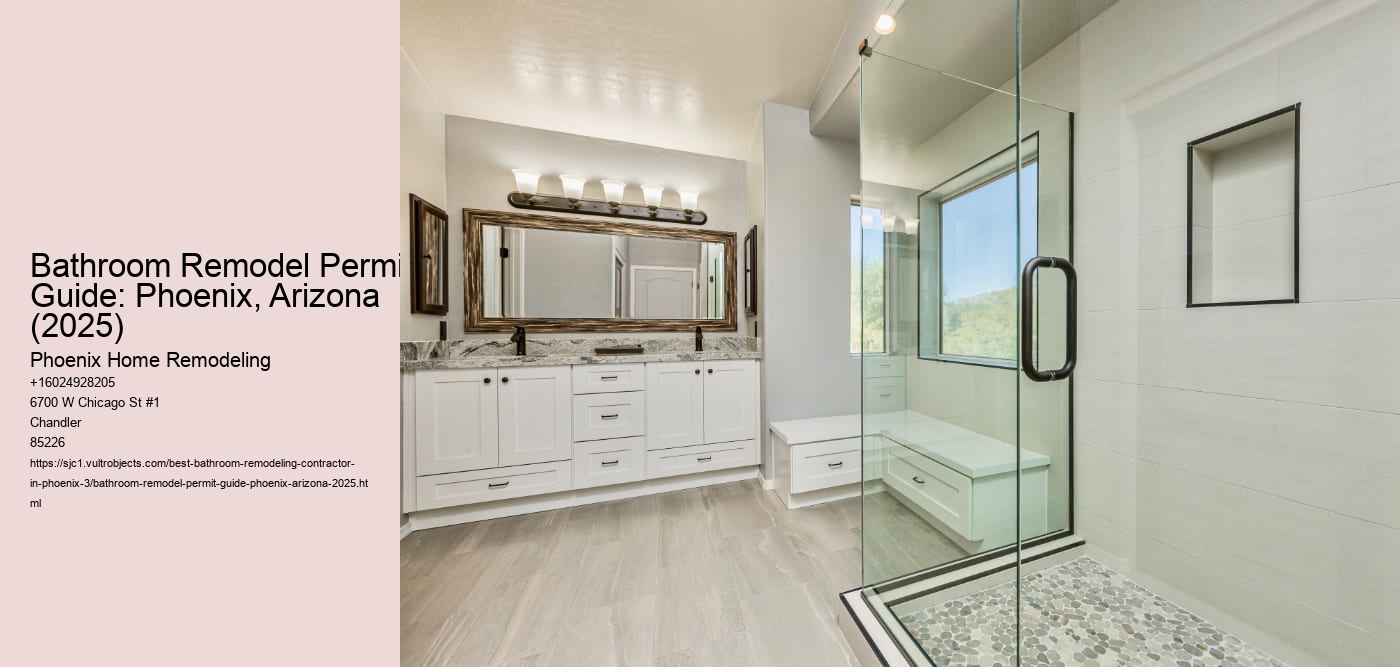 Bathroom Remodel Permit Guide: Phoenix, Arizona (2025)