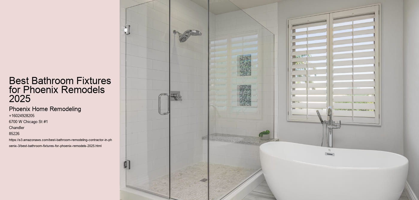 Best Bathroom Fixtures for Phoenix Remodels 2025
