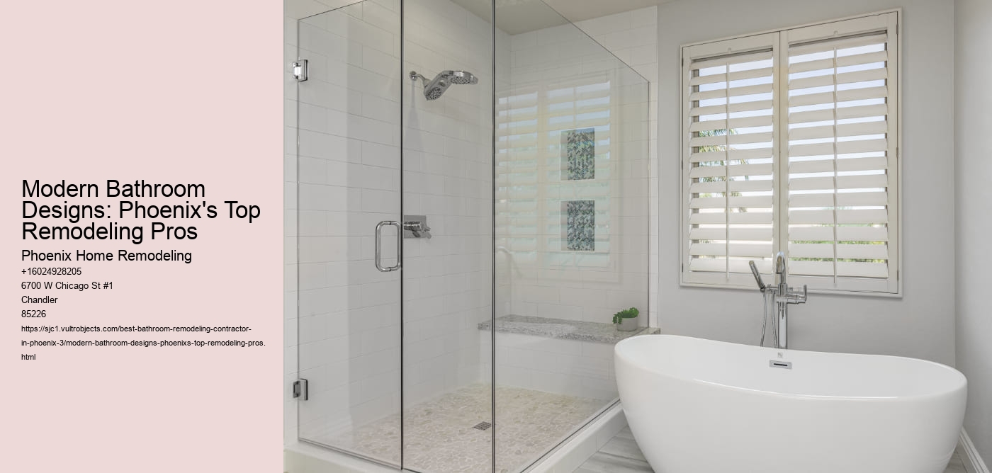 Modern Bathroom Designs: Phoenix's Top Remodeling Pros
