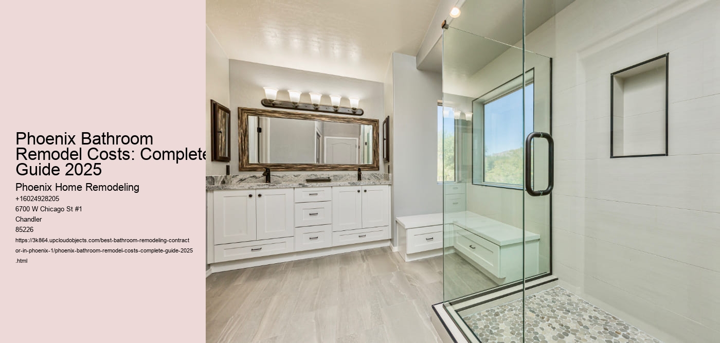 Phoenix Bathroom Remodel Costs: Complete Guide 2025