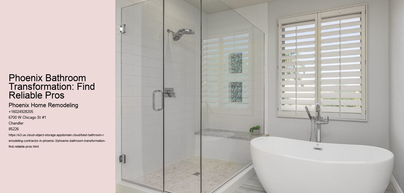 Phoenix Bathroom Transformation: Find Reliable Pros