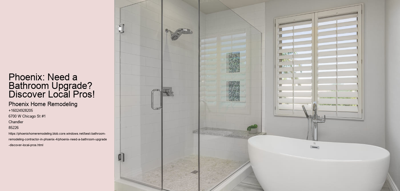 Phoenix: Need a Bathroom Upgrade? Discover Local Pros!