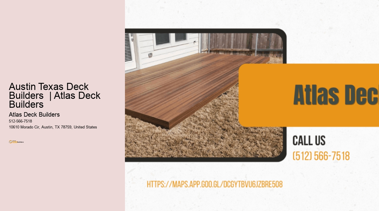 Austin Texas Deck Builders  | Atlas Deck Builders