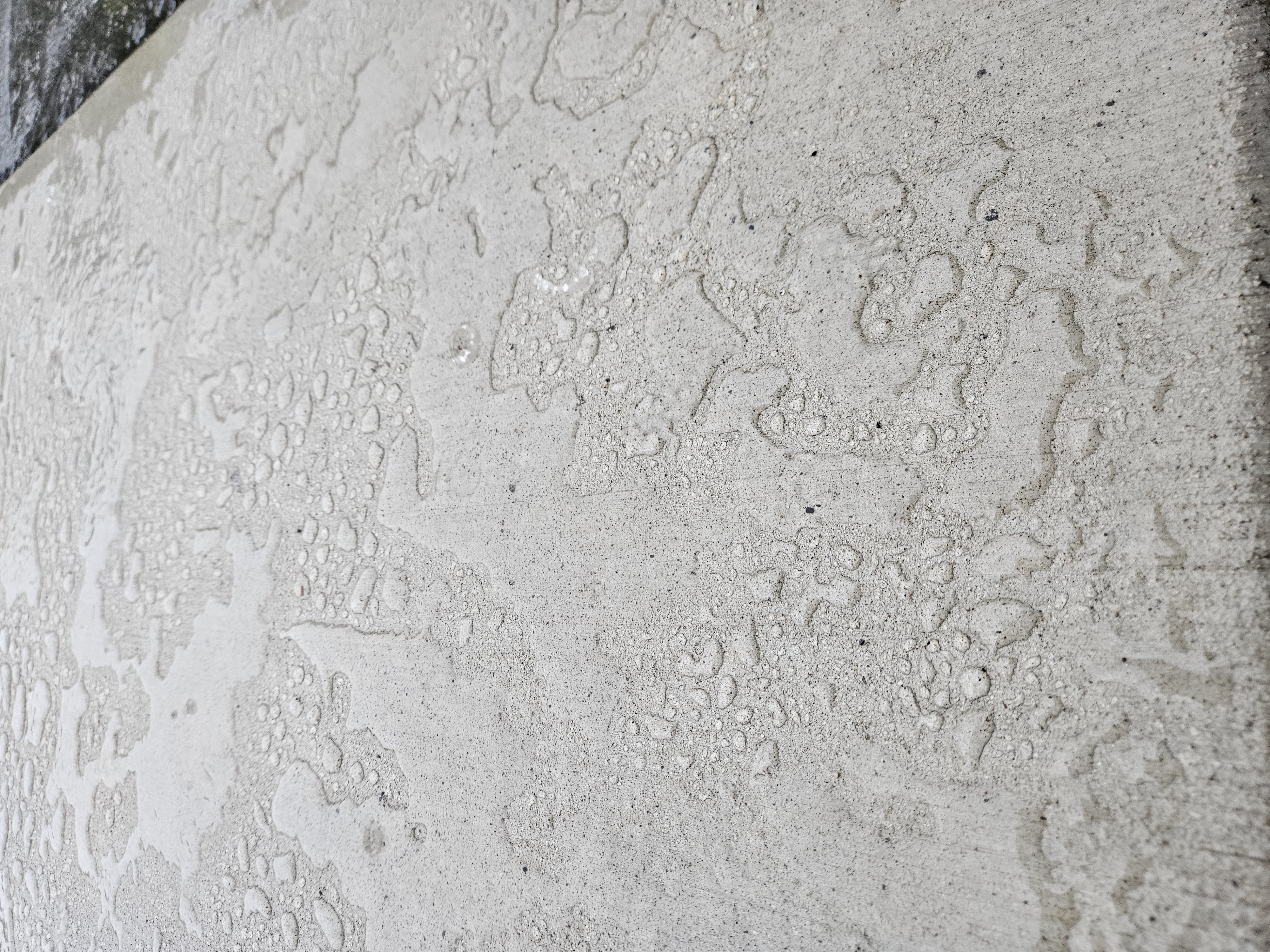 Does your concrete bead water like this after 2" of rain!?