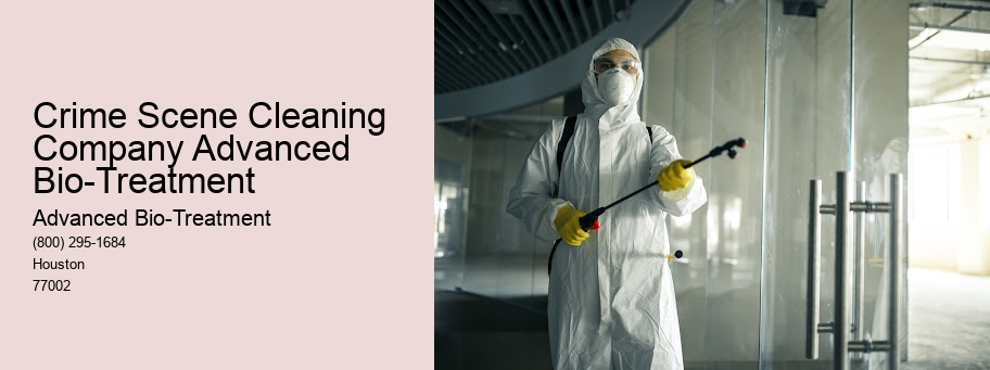 Crime Scene Cleaning Company Advanced Bio-Treatment