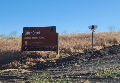 Bitter Creek National Wildlife Refuge Sign