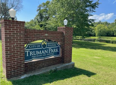 Truman Park sign