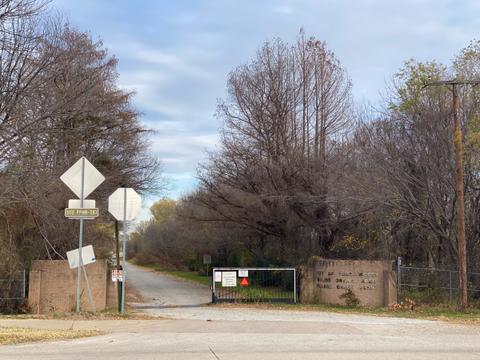 Entrance from NW Green Oaks Drive