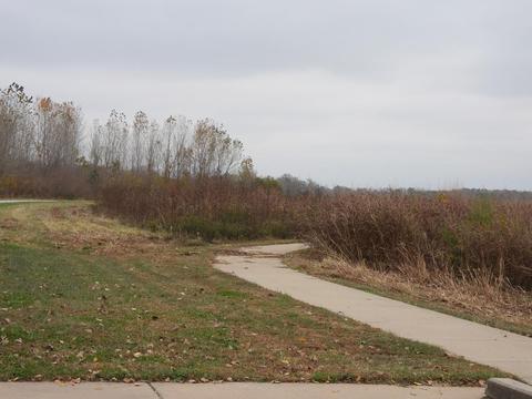 There are several short paved trails.