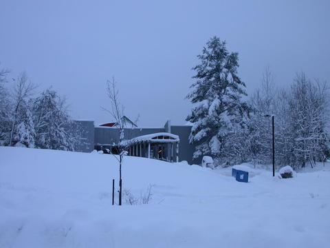 Visitor Centre in winter