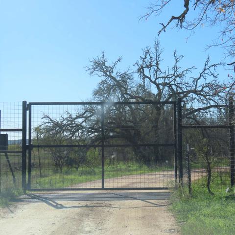 Gate off of River Road