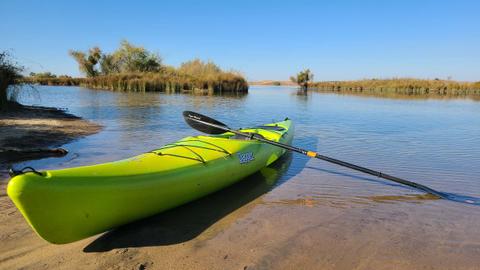 Access to the inlet area is by boat, and only a small paddle craft will allow for exploration of the shallows that make up the largest wetland in Stanislaus County that is accessible to the public.