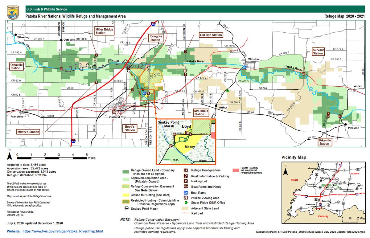 Patoka River NWRMiller Bridge Station Pike, Indiana, US Birding