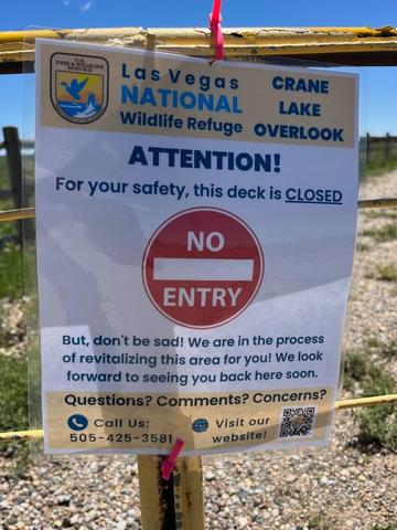 As of June 14, 2023, the deck and approach has been closed indefinitely. 